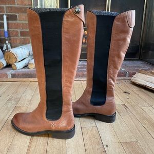 Vince Camuto tan leather boots